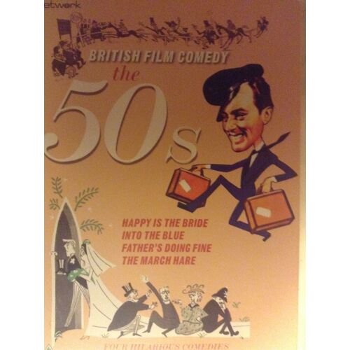 British Film Comedy The 50's Coffet 4 Dvd Happy Is The Bride / Into The Blue / Father's Doing Fine / The March Hare . Import Anglais