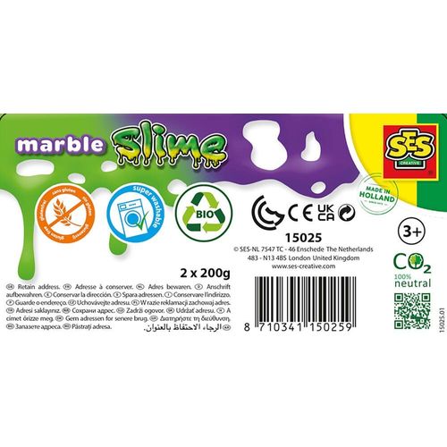 Slime Marbré - Pack Duo 400 G