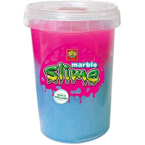 Slime Marbré - Bleu Et Rose 200 G
