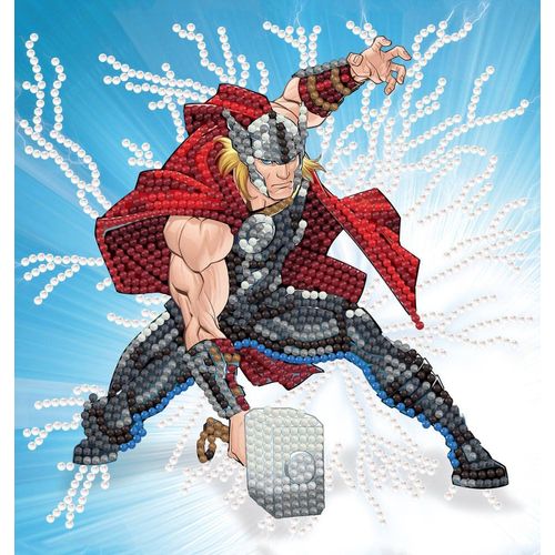 Thor Carte À Diamanter 18x18cm Crystal Art