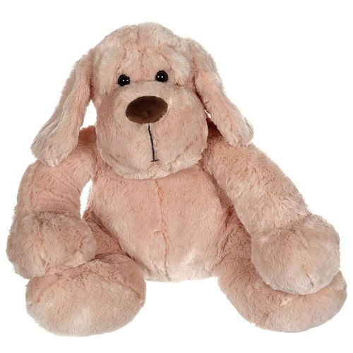Peluche Chien Flatoutou 50 Cm Beige