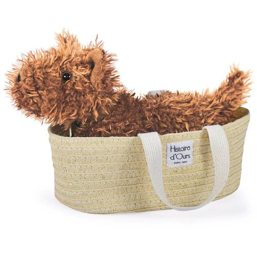 Peluche -Les Petits Nomades - Chien Fox Ivoire