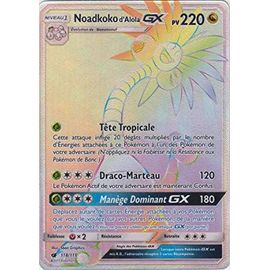 Carte Pokémon Gx Rare Rainbow Noadkoko 118/111