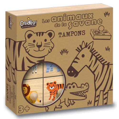 Les Animaux De La Savane Etui