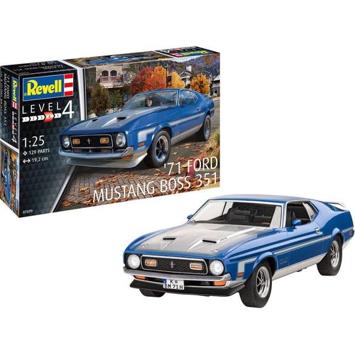 Maquettes  71 Mustang Boss 351-Revell