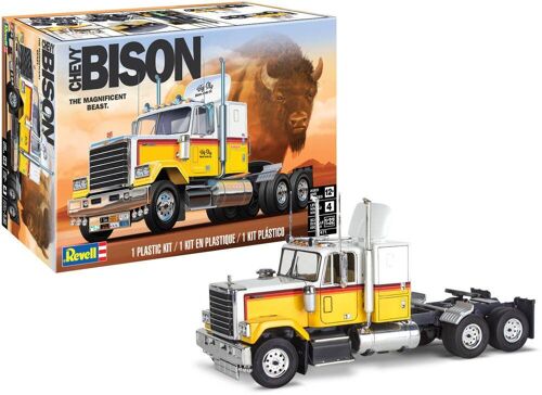 Maquettes Revell Us Chevy Bison Semi Truck-Revell