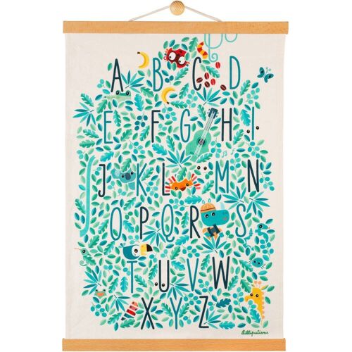 Jungle Abc - Affiche Murale
