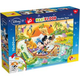 Disney Puzzle Double Face Maxi Floor 60 Pieces - Mickey