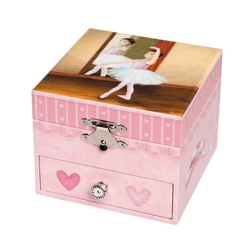 Coffret Musique Cube Danseuse En Tutu Rose