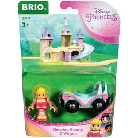 Brio 7312350333145 - Belle Au Bois Dormant Et Wagon - Disney Princesses