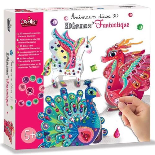Animaux Deco 3D - Diams Fantastique