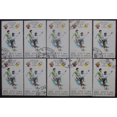 Djibouti Poste Aérienne N°148 X 10 Oblitéré