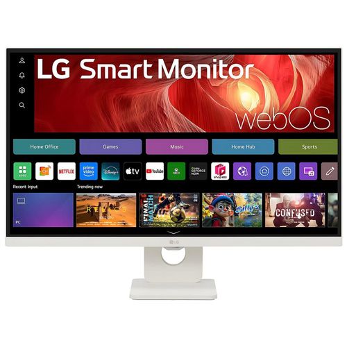 LG 27U731SA-W - Écran LCD - Intelligent - 27" - 3840 x 2160 4K @ 60 Hz - IPS - 350 cd/m² - 1000:1 - HDR10 - 5 ms - 2xHDMI - haut-parleurs