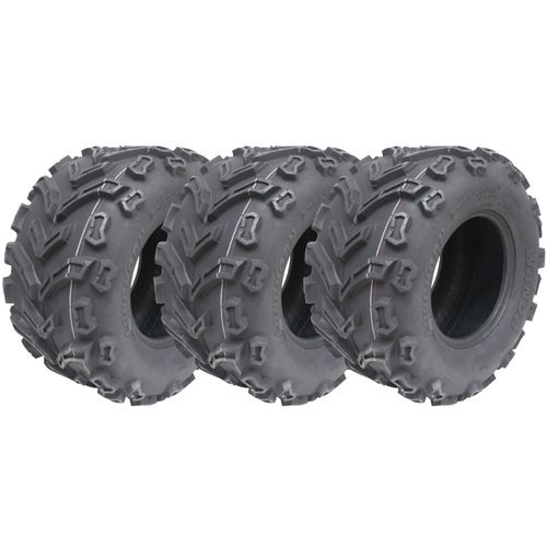 22x11.00-10 ATV Quad Tyre 6ply Wanda P3128 E-Marked Road Legal Rear (Set of 3)