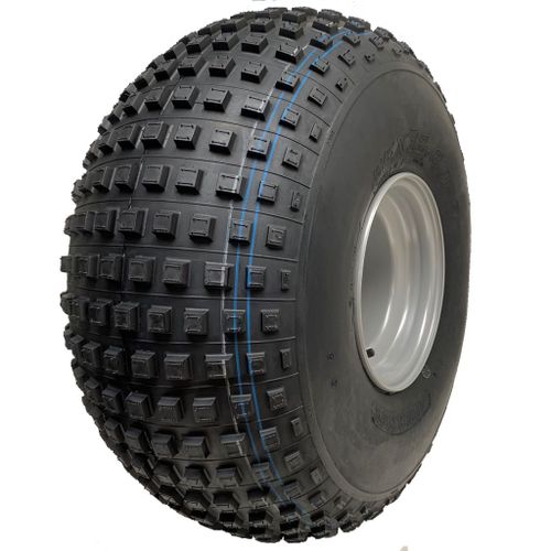 25x12.00-9 Knobby ATV Quad Tyre Wanda P318 4ply Gator Tire 4 Stud 100mm PCD Rim