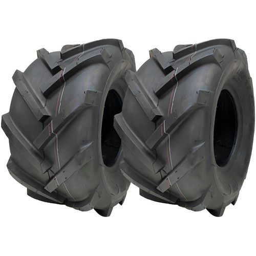 18x9.50-8 Open Centre Tyres Cleated Rotovator Industrial Wanda P328 (Set of 2)
