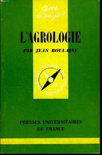 Que Sais-Je? N° 1412 L Agrologie