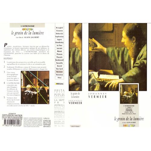 Johannes Vermeer Le Grain De La Lumière (L'astronome 1668 Palettes)
