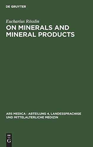On Minerals And Mineral Products