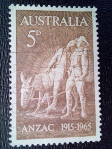 Timbre Australie Yt 308 Anzac - Simpson Et L'âne 1965 ( 9912 )