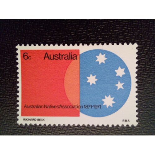 Timbre Australie Yt 433 Centenaire De L'association Des Indiens D'australie 1971 ( 9912 )