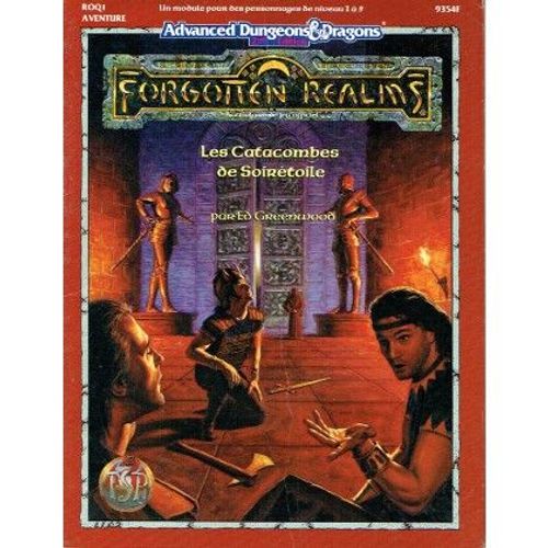 Les Catacombes De Soirétoile Par Ed Greenwood 9354f Advanced Dungeons & Dragons Forgotten Realms
