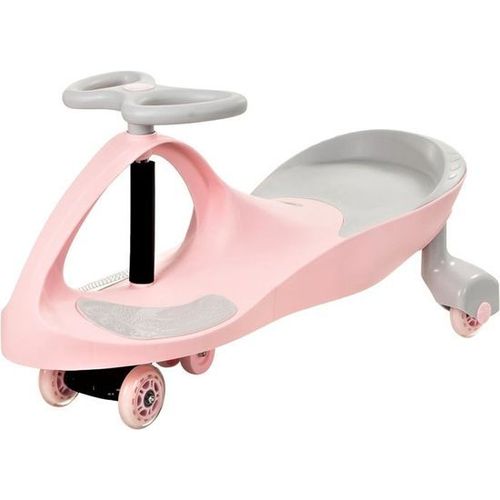 Voiture Porteur Enfant Twistcar, Tourner Le Guidon Pour Avancer Ou Tourner Trotteur Draisienne 120kg Max, Roues Led Caoutchouc, Intérieur Extérieur