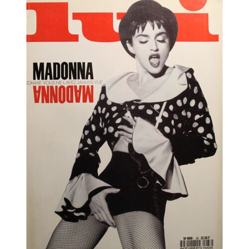 Lui 033 Juillet 1990 Cover Madonna Provocante Herb Ritts Richard Litt Marc Guibert Photo Sexy