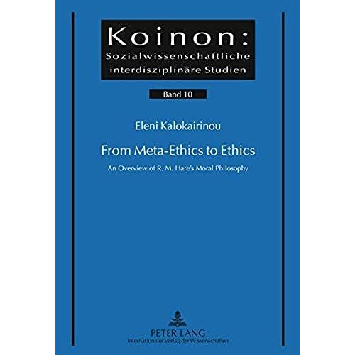 From Meta-Ethics To Ethics