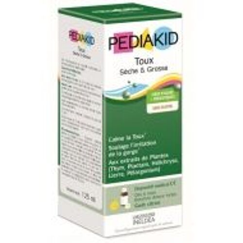 Sirop Enfant Toux Seche Et Grasse - Flacon 125ml Pediakid 