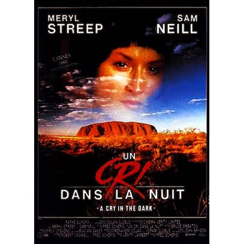 Un Cri Dns La Nuit - Affiche Originale Cinema Pliée - 40 X 54 Cm - De Fred Schepisi - 1988 - Meryl Streep - Sam Neill