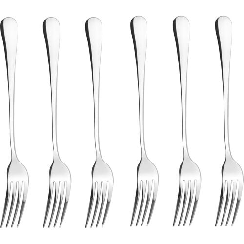 Kalanka-Lot De 6 Fourchettes De Table En Acier Inoxydable 304 (17,5 Cm)