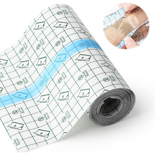 Kalanka-Bandage Transparent Imperméable,15cm X 5m Pansement Waterproof,Pansement Tatouage Waterproof,Pansement Adhésif Pour Sport, Douches, Protéger Tatouage 