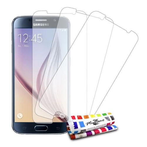 3 X FILM DE PROTECTION SAMSUNG GALAXY S6 TRANSPARENT ANTI RAYURES