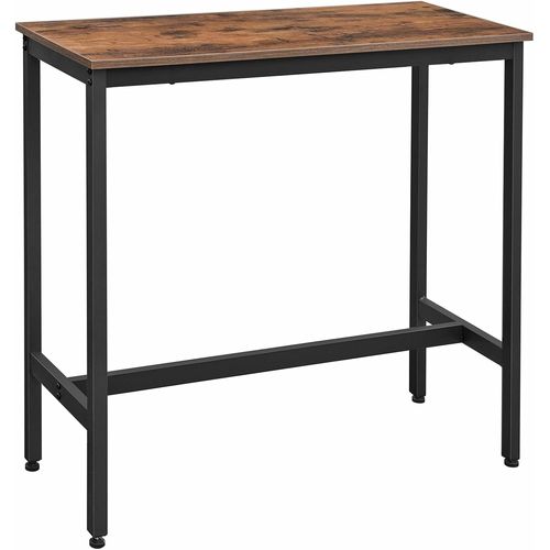 Table De Bar, Table Haute Fine, Table De Salle À Manger,100 X 40 X 90 Cm, Style Industriel