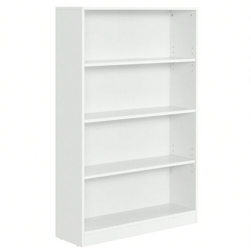 Bibliothèque, Étagère à 4 Niveaux, Meuble de rangement, 80 x 24 x 121,5 cm