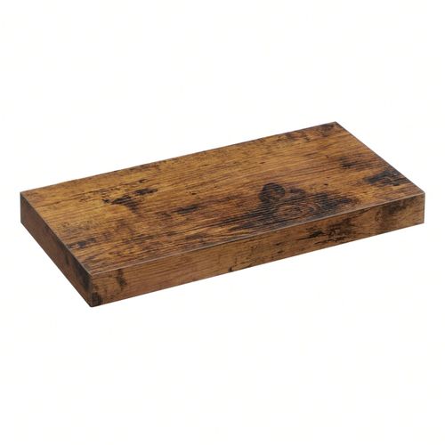 Étagère Murale, Tablette Flottante,40 X 20 X 3,8 Cm, En Mdf, Marron Rustique