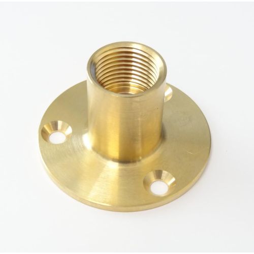Robinet de jardin extérieur de 1,27 cm,tube traversant,support de bride murale 1,27 cm,plaque arrière elboe 15 mm x 1,27 cm (bride murale seulement 1,27 cm)