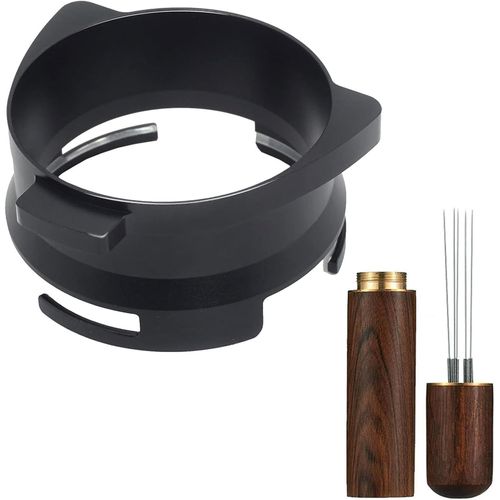 Bague doseuse de café 54 mm-En aluminium-Avec accessoire à expresso-Pour porte-filtre Sage Delonghi Breville-Argenté.[U76]