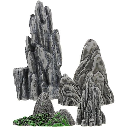 Lot De 4 Pièces De Modélisme Montagne,Paysage Miniature Montagnes Mini Résine Modèle De Montagne Pour Jardin Zen Bonsaï Ornement-Générique