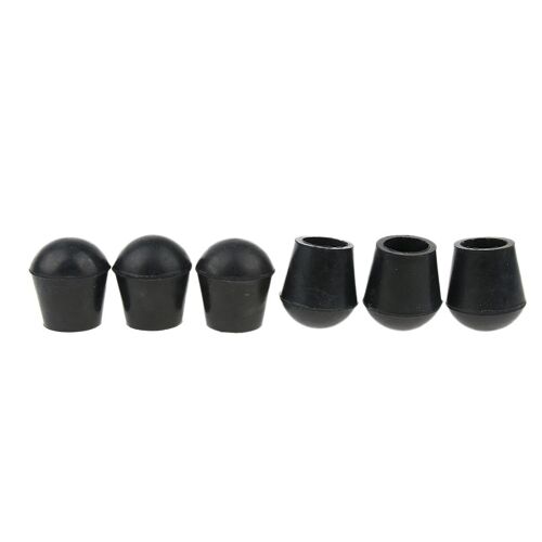 Lot De 6 Embouts En Caoutchouc Pour Tabouret Triangle Pliable, Béquilles, Canne, Chaise De Marche, 7/8 Pouces 