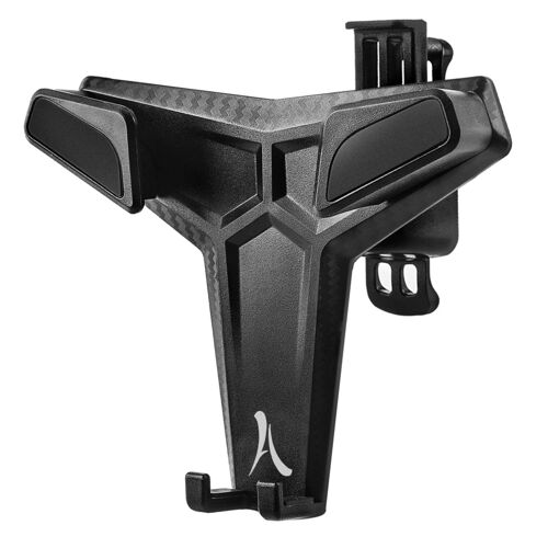 Support Smartphone 6,5'' Fixation Grille d'Aération Rotatif 360° Akashi - Noir