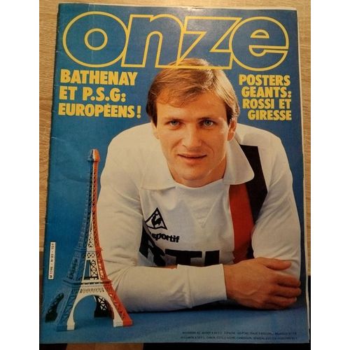 Onze Magazine - Numéro 83 - Bathenay Et Le Psg Européens !