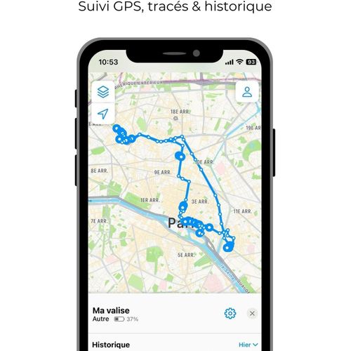 SUBZONAL-Mini Tracker GPS - Traceur GPS étanche avec Alertes Antivol en Temps Réel- Jusqu¿à 3 Mois d'Autonomie- Abonnement 1 Ans Inclus - Petit et Léger- Antivol Clé Bateau Matériel Photo