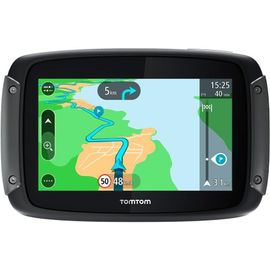 NouvelHorizonstore-GPS Moto RIDER 500 - 4, 3 pouces, Cartographie Europe, TomTom Traffic, Alertes des zones de Danger, Appel Mains-Libres