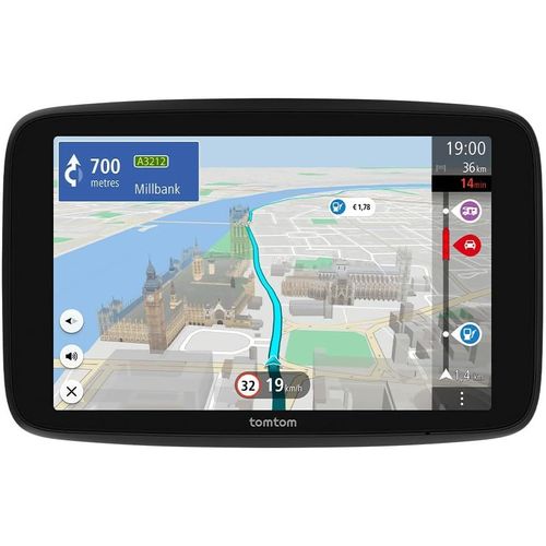 NouvelHorizonstore-GPS GO Camper Max 2¿¿me gnt. pour Camping-Car et caravanes, ¿¿cran 7"" avec Poi d¿¿di¿¿s, M¿¿J Via Wi-FI,TomTom Traffic, Alertes des Zones de Danger, Cartes Monde, ZFE, m¿¿morisation des