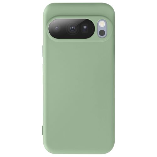 Coque pour Google Pixel 10 Pro en Silicone Souple Soft-Touch Vert