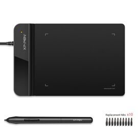 XP-Pen G430S (Version 2018) Tablette Graphique Taille 4x3 pouces Stylet 8192 Niveaux pour Osu! Dessin et Signature Electronique