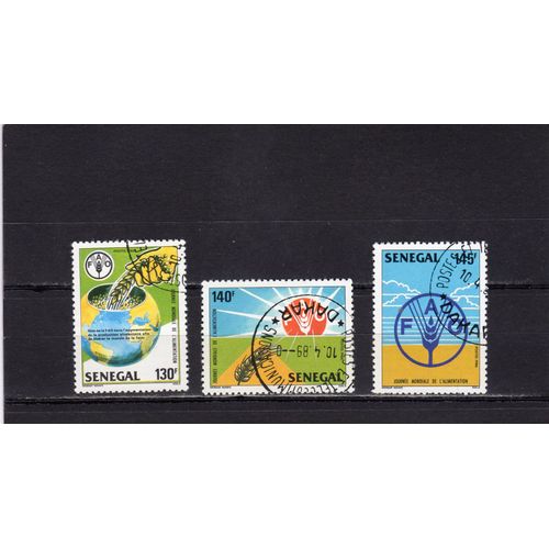 Timbres-Poste Du Sénégal (Journée Mondiale De LAlimentation)