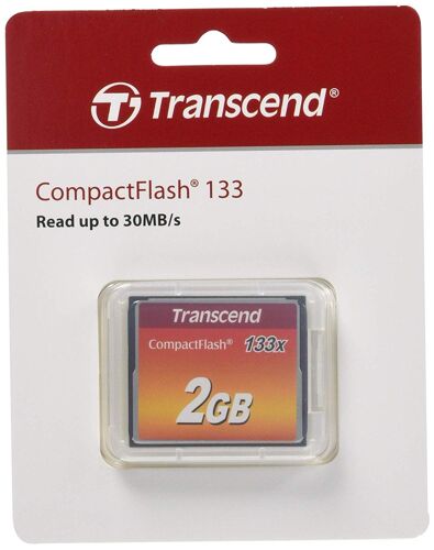 Transcend 2 Go Carte Mémoire CompactFlash (CF) UDMA 4 133x TS2GCF133